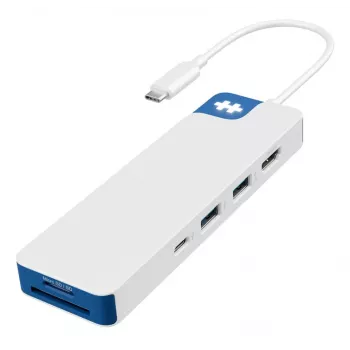 TARGUS Hyperdrive Flex 8 Portu USB-C Hubs (zils)