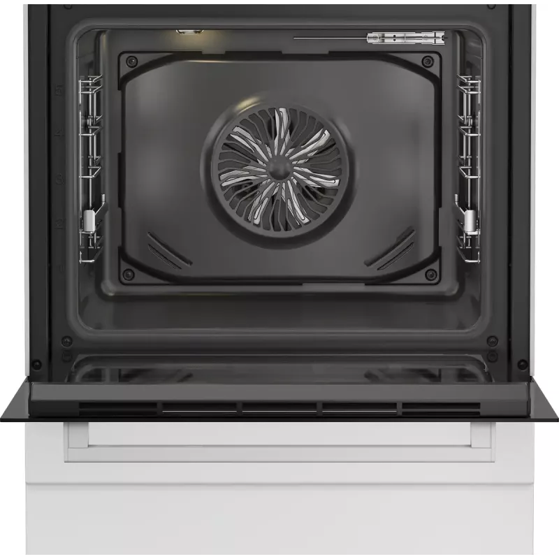 Brīvi stāvoša plīts Beko FBM62330GWDTN Gāzes Elektriskā Melnā Baltā 72L A