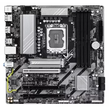 GIGABYTE B860M DS3H mātesplate - Intel Core Ultra sērijas CPU, 5+1+2+1 fāžu VRM, līdz 9066MHz DDR5, 1xPCIe 5.0 + 1xPCIe 4.0 M.2, 2.5GbE LAN, USB 3.2 Gen 2