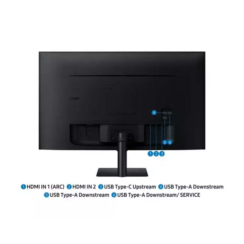 Samsung M7 M70F monitors 81,3 cm (32 inch) 4K Ultra HD LCD Melns