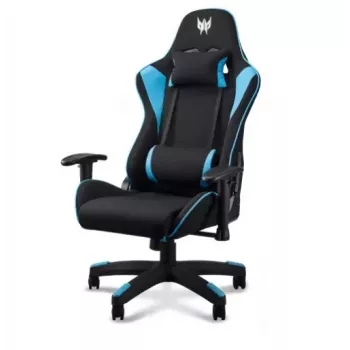 Universāla spēļu krēsls Acer PGC331 Melns/Zils, max slodze 120 kg, W690×D550×H138.5 cm