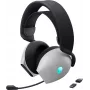 Alienware AW725H Bezvadu un vadu spēļu austiņas USB Type-C Bluetooth melna, balta