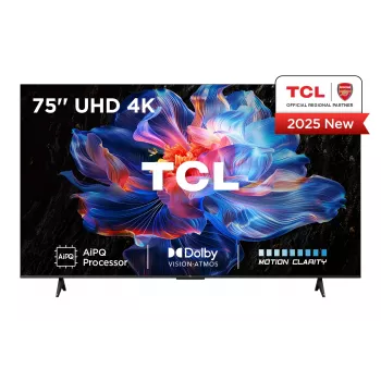 TCL V6C 75V6C televizors 190.5 cm (75 colli) 4K Ultra HD Smart TV Wi-Fi Metālisks 330 cd/m²