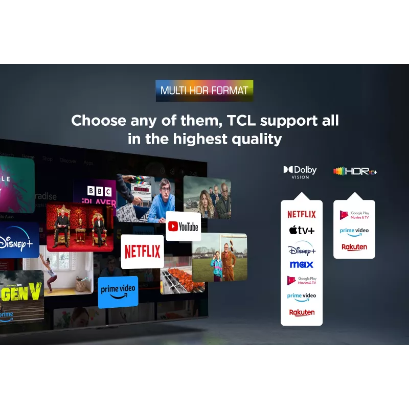 TCL V6C 75V6C televizors 190.5 cm (75 colli) 4K Ultra HD Smart TV Wi-Fi Metālisks 330 cd/m²