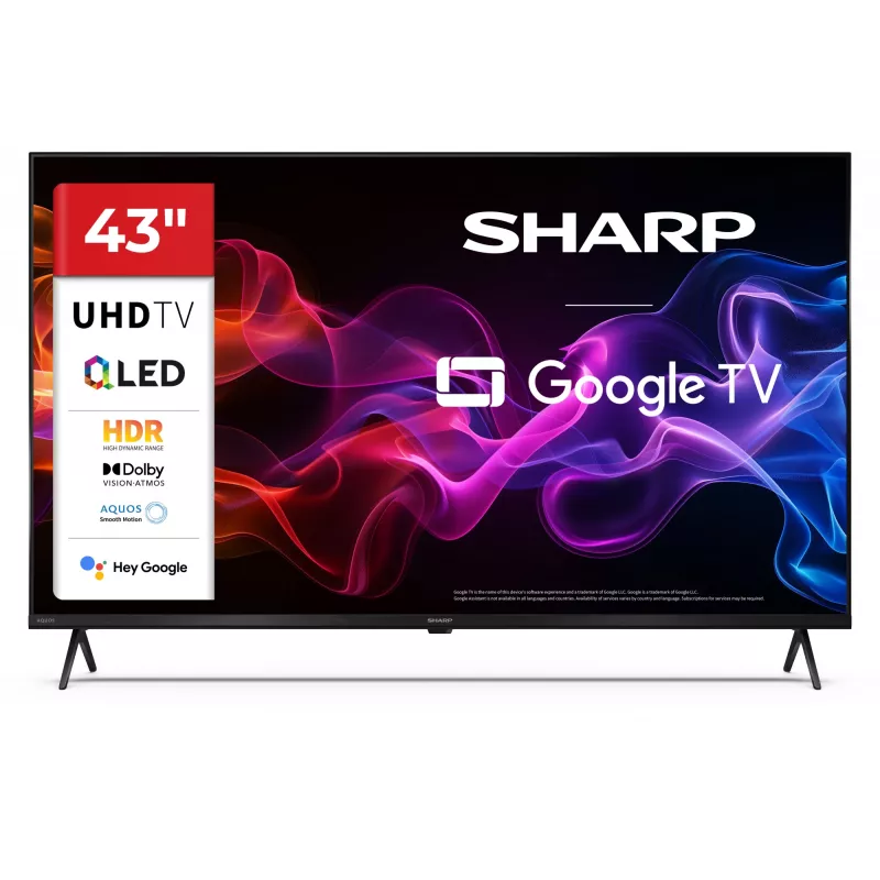Sharp 43HP5265E televizors 109,2 cm (43 collas) 4K Ultra HD Smart TV Wi-Fi Melns