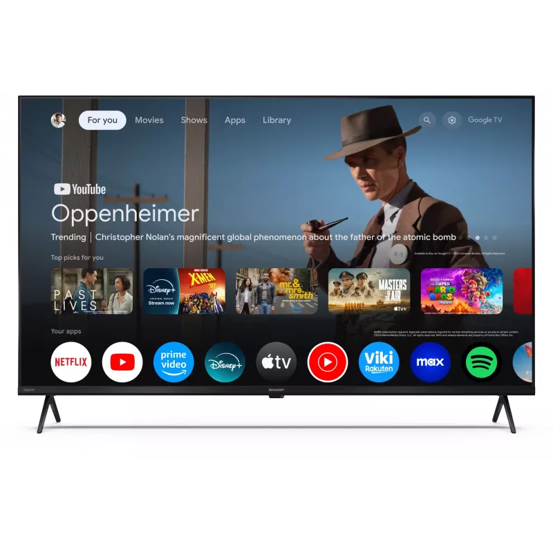 Sharp 50HP5265E televizors 127 cm (50 collu) 4K Ultra HD Smart TV Wi-Fi Melns