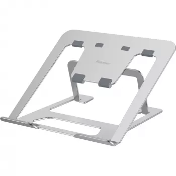 Fellowes Alumia portatīvais klēpjdatora statīvs, līdz 15 collām, 5 kg, sudrabs