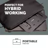 Fellowes Alumia portatīvais klēpjdatora statīvs, līdz 15 collām, 5 kg, melns