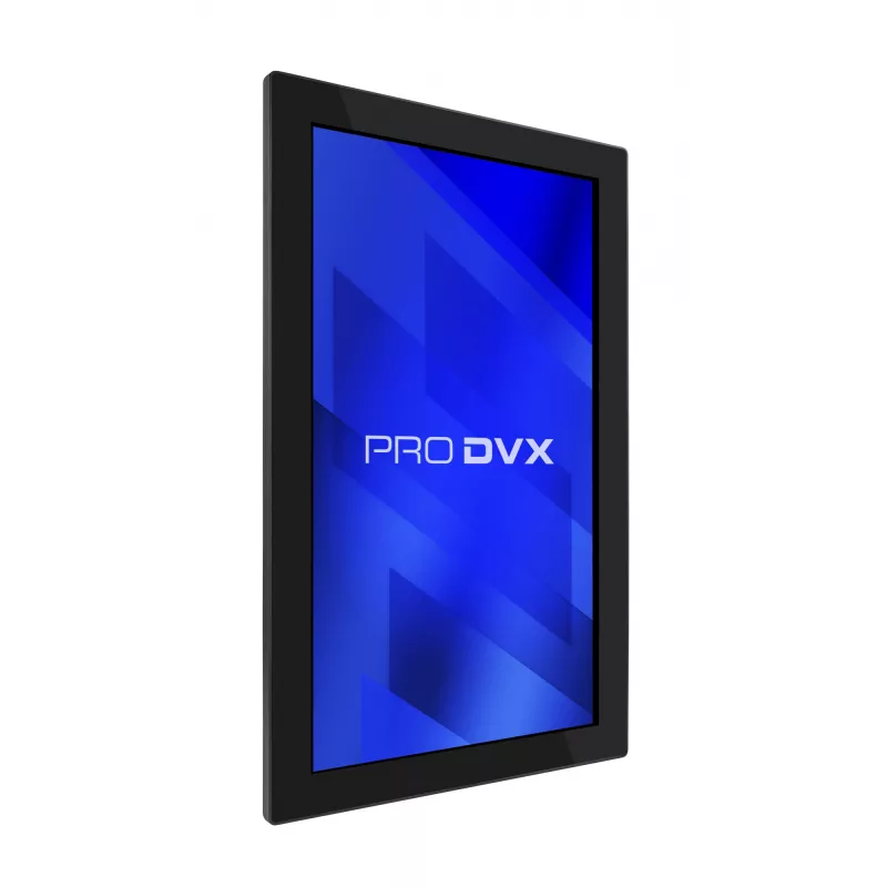 ProDVX SD-22 21,5" digitālās reklāmas displejs, 1920 x 1080, IPS, 250 cd/m², 24/7, horizontāli/vertikāli, iebūvēti skaļruņi, melns