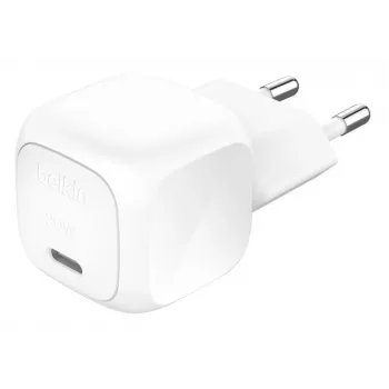 BELKIN Wall Charger - BoostCharge - Kompakts USB-C 20W PPS - Balts