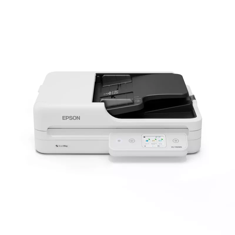 Epson WorkForce DS-1760WN plakanvirsmas un ADF skeneris 1200 x 1200 DPI A4 Melns, Balts