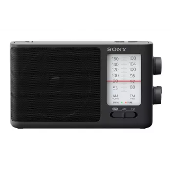 Sony ICF506 pārnēsājams radio melns