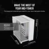 CORSAIR PC korpuss - Icue Link 6500X RGB Mid-tower Divu kameru Balts