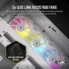 CORSAIR PC korpuss - Icue Link 6500X RGB Mid-tower Divu kameru Balts