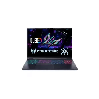 Portatīvais dators Acer Predator Helios Neo 16S AI PHN16S-71-7556 — 16 collu OLED WQXGA 2560×1600, Intel Core U7 255HX, 16GB DDR5, 1TB SSD, NVIDIA GeForce RTX 5060 8GB