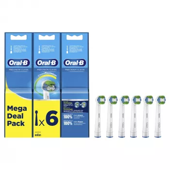 Oral-B Precision Clean 80339528 zobu sukas uzgalis 6 gab. Balts