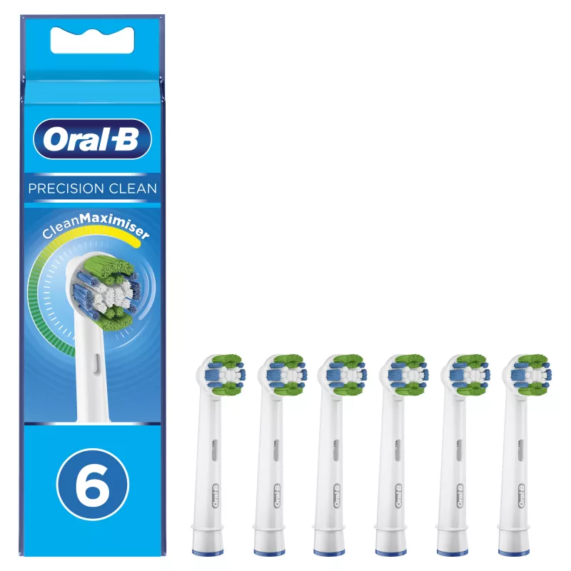 Oral-B Precision Clean 80339528 zobu sukas uzgalis 6 gab. Balts