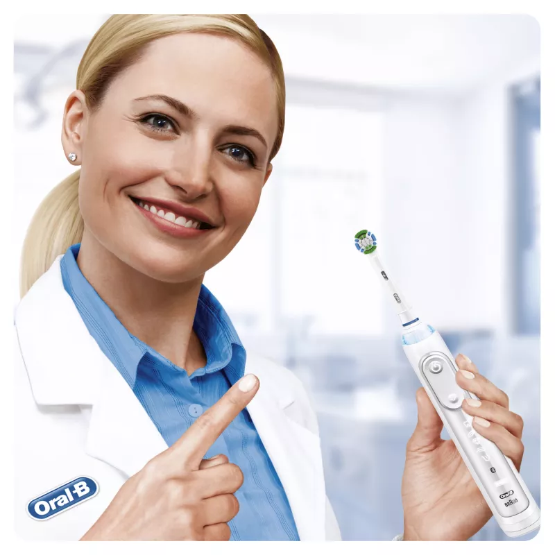 Oral-B Precision Clean 80339528 zobu sukas uzgalis 6 gab. Balts