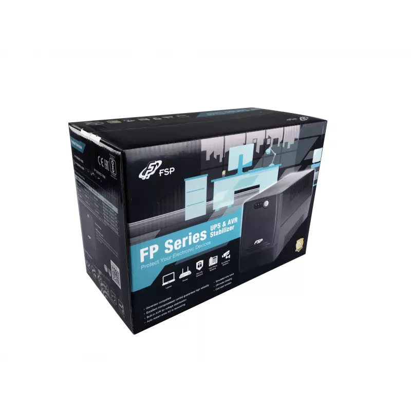 Nepārtrauktās barošanas avots FSP FP 1500 Line-Interactive 1.5 kVA 900 W 4 kontaktligzdas
