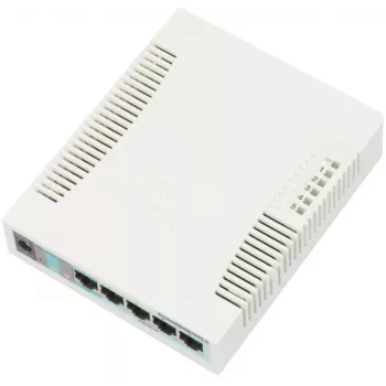 MIKROTIK Routerboard 260GS — pārvaldāms tīkla slēdzis ar 5 Gigabit Ethernet portiem un SFP slotu