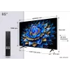 TCL T69C 85T69C televizors 2.16 m (85 colli) 4K Ultra HD Smart TV Wi-Fi Melns