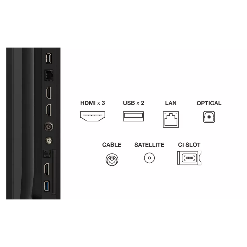 TCL T69C 85T69C televizors 2.16 m (85 colli) 4K Ultra HD Smart TV Wi-Fi Melns