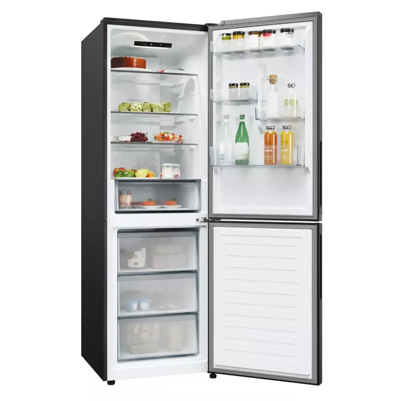 Ledusskapis Candy Fresco ECN2CQTEB186 355 L Melns No Frost