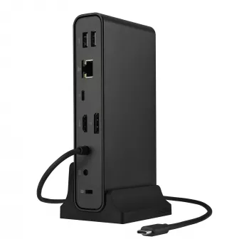 ASUS Triple Display USB-C Doks DC300 Docking USB 3.2 Gen 2 (3.1 Gen 2) Type-C Melns