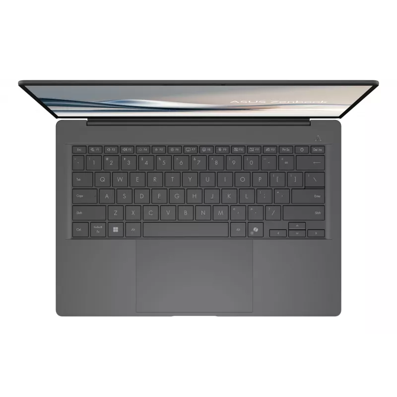 Pārnēsājamais dators ASUS Zenbook A14 UX3407RA-QD010W — Qualcomm Snapdragon X1E-78-100, 14 collu WUXGA, 32 GB RAM, 1 TB SSD, Windows 11 Home, Pelēks