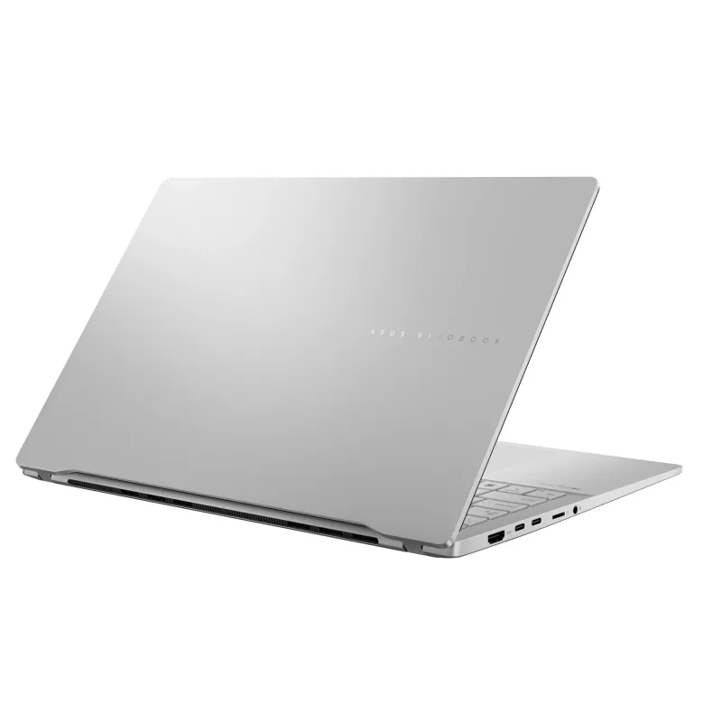 Portatīvais dators ASUS Vivobook S 15 S5507QA — Qualcomm Snapdragon X1E-78-100, 15.6 collu 3K, 32 GB RAM, 1 TB SSD, Windows 11 Home, Sudrabs