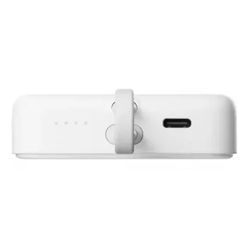 Power bank Xiaomi BHR9822GL 10000 mAh Li‑Ion ar bezvadu uzlādi, 2× USB‑C, balts