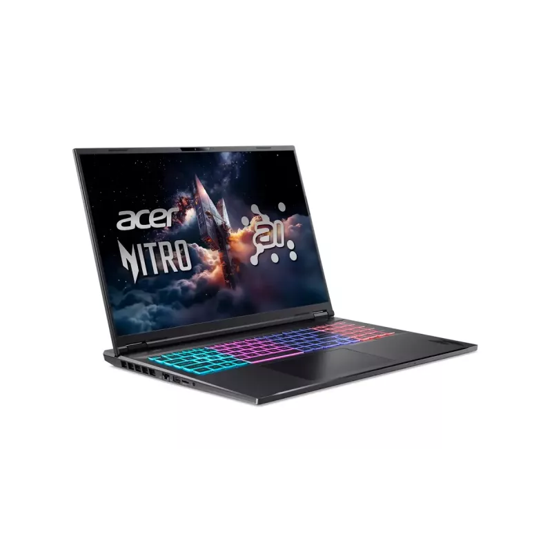 Portatīvais dators Acer Nitro 18 AI AN18-61-R40J — 18 collu WQXGA, AMD Ryzen 7, 16GB RAM, 1TB SSD, NVIDIA GeForce RTX 5070