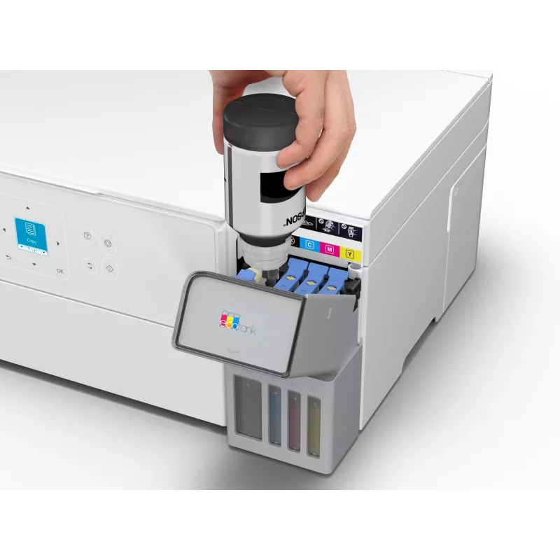 Daudzfunkciju tintes printeris Epson EcoTank L4366 — A4, 4800 x 1200 DPI, 33 lpp/min, Wi‑Fi, Ethernet, duplekss