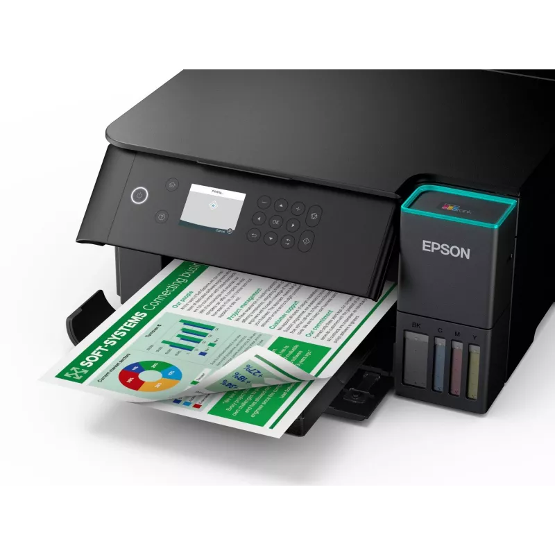 Daudzfunkciju tintes printeris Epson EcoTank L6360 — Krāsu, A4, 4800x1200 DPI, 35 lpp/min, Wi‑Fi, Duplex