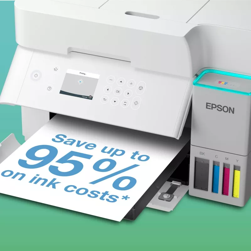Daudzfunkciju tintes printeris Epson EcoTank L6376 — Krāsains, A4, 4800 x 1200 DPI, 35 lpp/min, Wi‑Fi, Ethernet, Duplekss