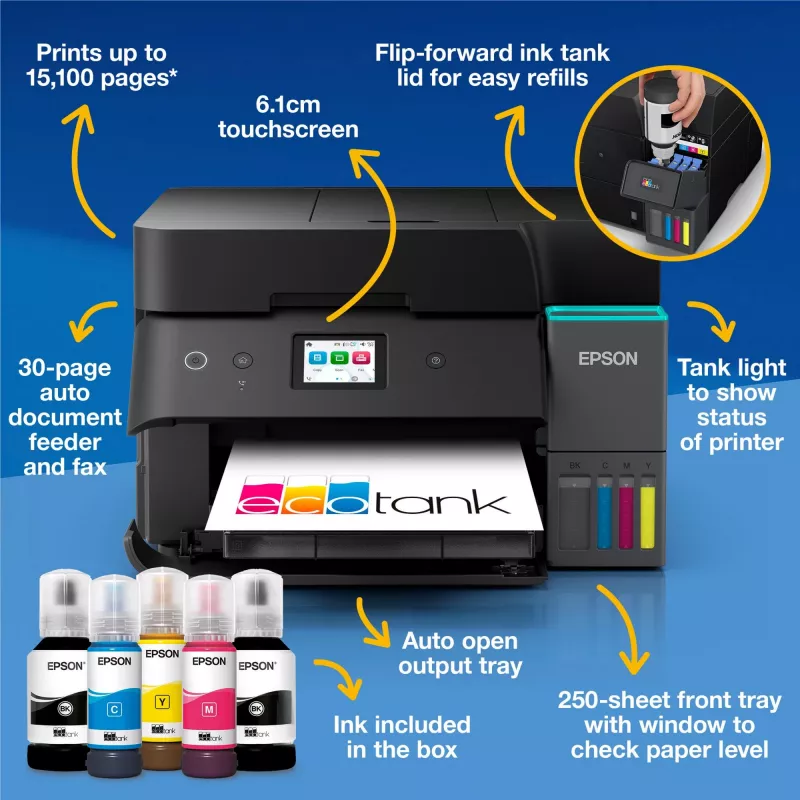 Epson EcoTank L6390 tintu printeris A4 4800 x 1200 DPI Wi-Fi