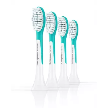 Philips Sonicare For Kids HX6044/90 rezerves birstītes, 4 gab., zila/balta, 3 mēnešu nomaiņa