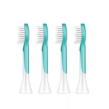 Philips Sonicare For Kids HX6044/90 rezerves birstītes, 4 gab., zila/balta, 3 mēnešu nomaiņa