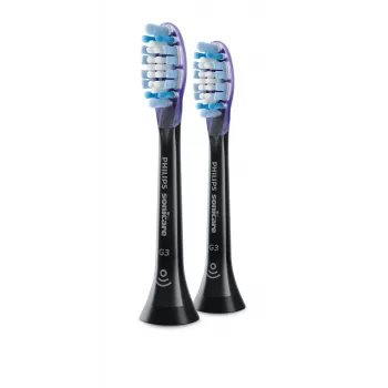 Philips Premium Gum Care HX9052/88 2-pack zobu sukas uzgaļi, 2 gab., melni, 3 mēneši, mīksti, 62000 kustības/min