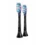 Philips Premium Gum Care HX9052/88 2-pack zobu sukas uzgaļi, 2 gab., melni, 3 mēneši, mīksti, 62000 kustības/min