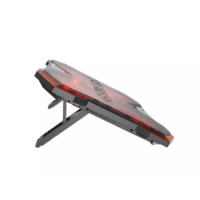 GENESIS Oxid 260 dzesēšanas paliktnis klēpjdatoriem 43.9 cm (17.3 collas) 1010 RPM Melns, Sarkans