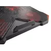 GENESIS Oxid 260 dzesēšanas paliktnis klēpjdatoriem 43.9 cm (17.3 collas) 1010 RPM Melns, Sarkans