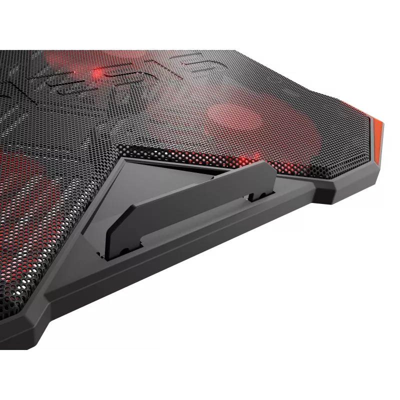 GENESIS Oxid 260 dzesēšanas paliktnis klēpjdatoriem 43.9 cm (17.3 collas) 1010 RPM Melns, Sarkans