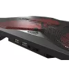 GENESIS Oxid 260 dzesēšanas paliktnis klēpjdatoriem 43.9 cm (17.3 collas) 1010 RPM Melns, Sarkans
