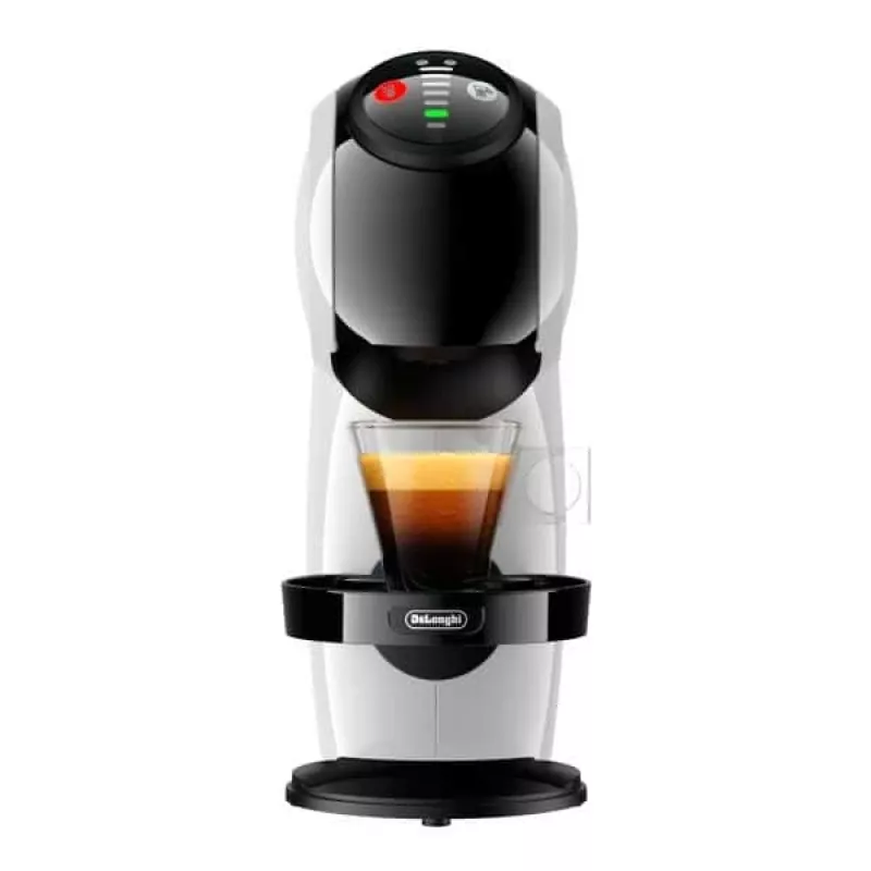 Kapsulu kafijas automāts De’Longhi EDG226.W — 0,8 L ūdens tvertne, 15 bāru spiediens, 1400 W, balts