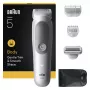 Braun Series 5 ķermeņa matu griezējs/skūšanās aparāts, gaiši pelēks