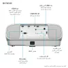 Epson EH-TW7100 Standarta metiena projektors 3000 ANSI lūmeni 3LCD UHD 4K (3840x2160) 3D Balts