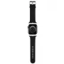 Karl Lagerfeld Strap KLAWLSLKCNK 3D gumijas siksniņa Apple Watch 42/44/45/49 mm Melna