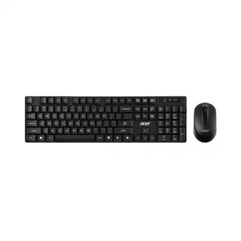 Acer GP.ACC11.03M Bezvadu tastatūras un peles komplekts mājas birojam, melns/pelēks