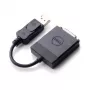 DELL 470-ABEO video kabeļa adapteris DisplayPort uz DVI Melns